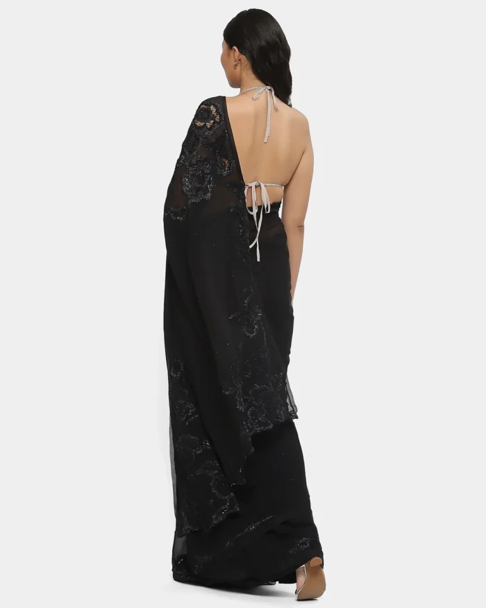 Embellished Georgette Saree - Image 3