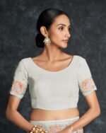 Embellished Georgette Saree - Image 7